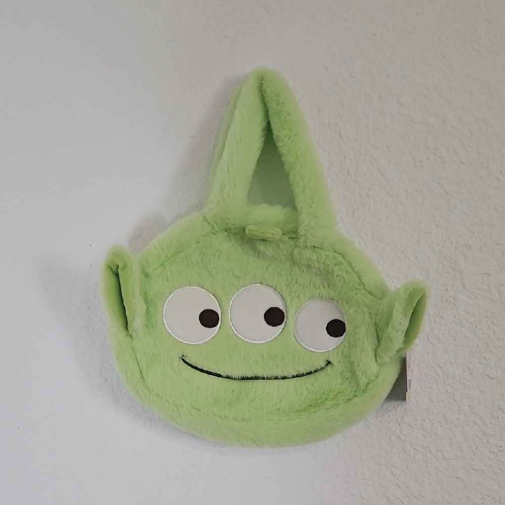 Disney Pixar Green Alien Plush Bag